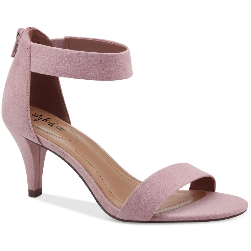Style & Co. Womens Paycee Ankle Strap Pumps Two - Tone Shoe Design  