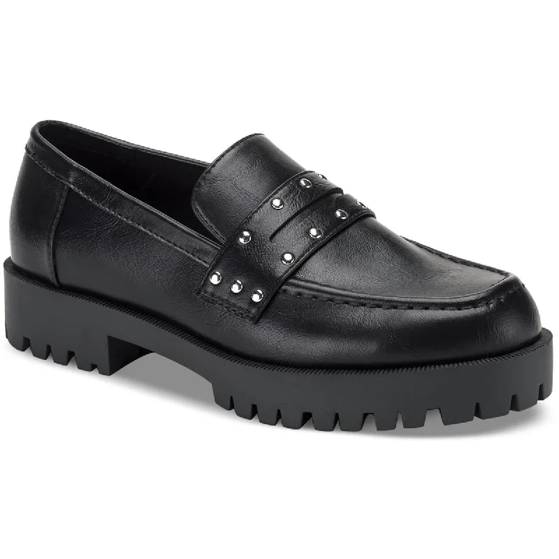Sun + Stone Womens TAELENNP Lug Studded detailing Loafers Skateboarding Sneaker Style Sun + Stone Womens TAELENNP Lug Studded detailing Loafers Skateboarding Sneaker Style