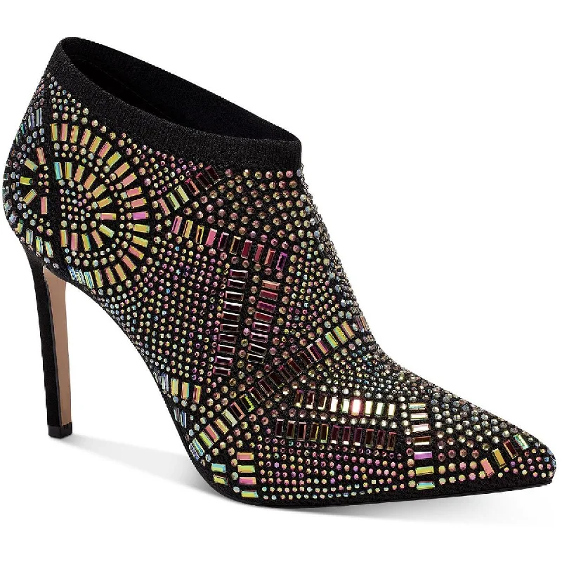 Thalia Sodi Womens Karmen Rhinestone Shooties Edwardian Shoe Look  