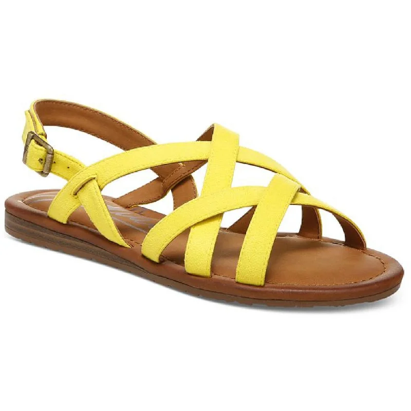 Zodiac Womens Yale-2 Faux Leather Ankle Strap Strappy Sandals Strap - Up Sandal Resort Style Zodiac Womens Yale-2 Faux Leather Ankle Strap Strappy Sandals Strap - Up Sandal Resort Style