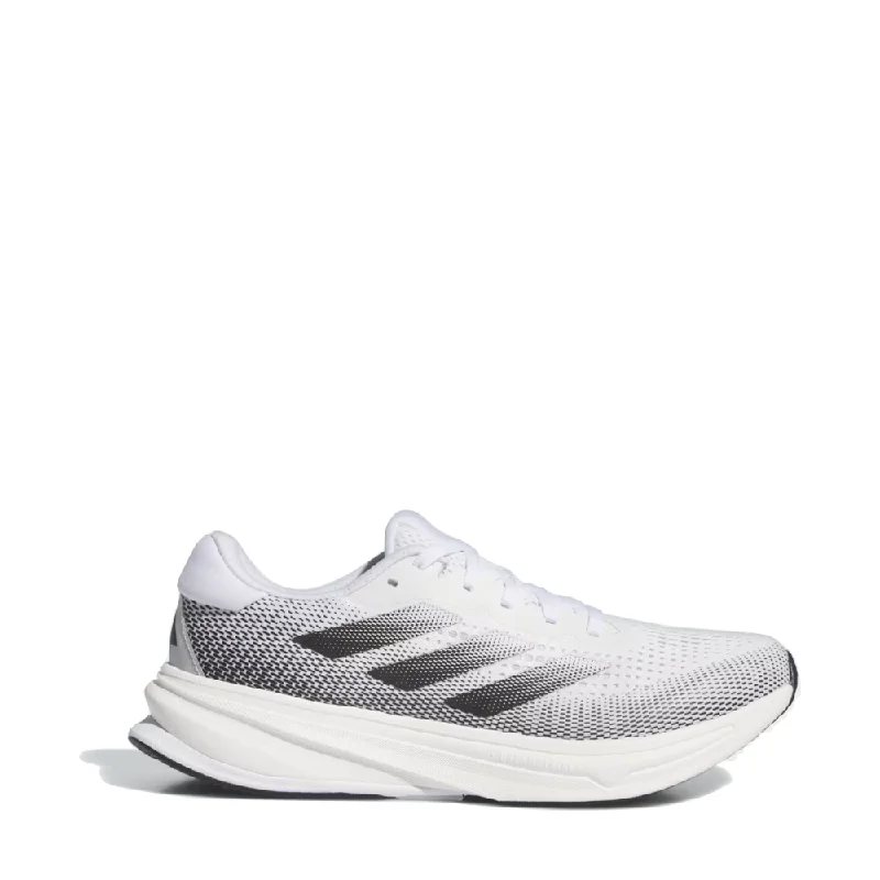 Adidas Men's Supernova Rise Sneaker in Cloud White/Core Black/Zero Metalic Rubber - Sole Plimsoll Look Adidas Men's Supernova Rise Sneaker in Cloud White/Core Black/Zero Metalic Rubber - Sole Plimsoll Look