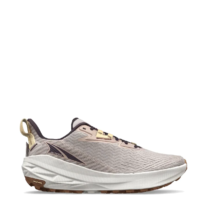 Altra Women's Experience Flow Sneaker in Taupe Hemp - Material Shoe Style  