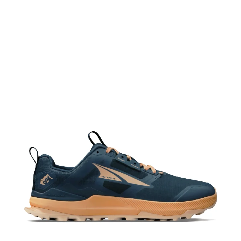 Altra Women's Lone Peak 8 Trail Running Sneaker in Navy/Coral Zip - Up Boot Style  