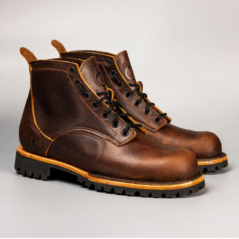 AMERICAN BISON BOOT - BIG LUG - DISCONTINUED Checkered Shoe Pattern Look  