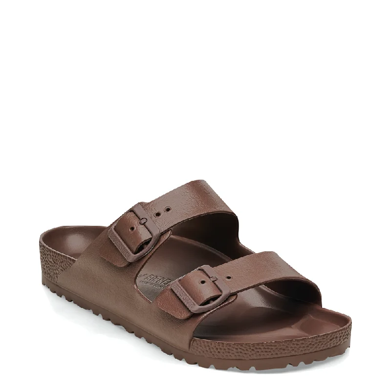 Birkenstock Women's Arizona EVA Sandal in Roast Brown Art Deco - Inspired Shoe Look  