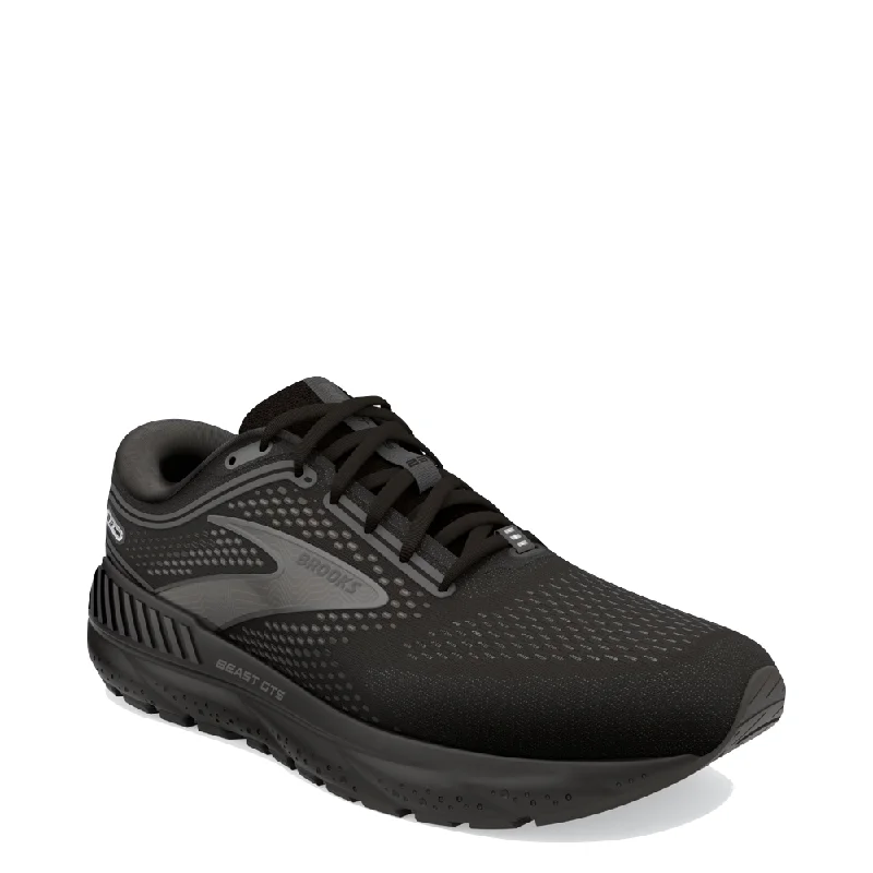 Brooks Men's Beast GTS 23 Running Sneakers in Black/Ebony/Gunmetal Tech - Inspired Sneaker Look Brooks Men's Beast GTS 23 Running Sneakers in Black/Ebony/Gunmetal Tech - Inspired Sneaker Look