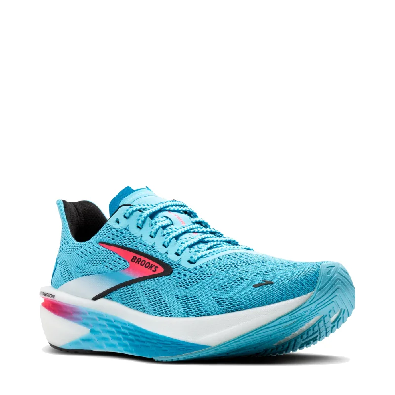 Brooks Men's Hyperion 2 Sneaker in Crystal Seas/Diva Pink/Black Beaded Moccasin Design Brooks Men's Hyperion 2 Sneaker in Crystal Seas/Diva Pink/Black Beaded Moccasin Design