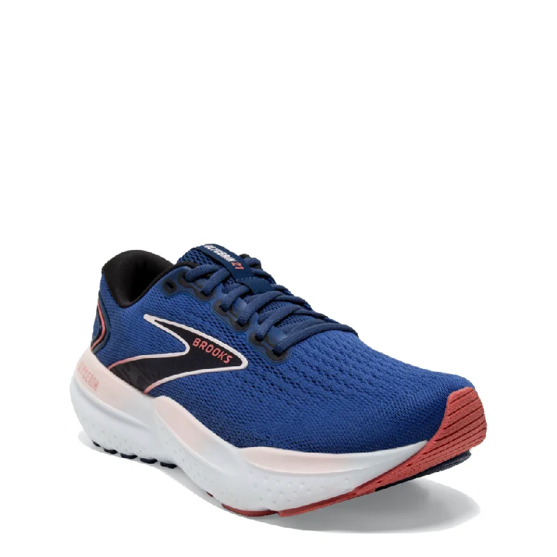 Brooks Women's Glycerin GTS 21 Sneaker in Blue/Icy Pink/Rose Aesthetic  