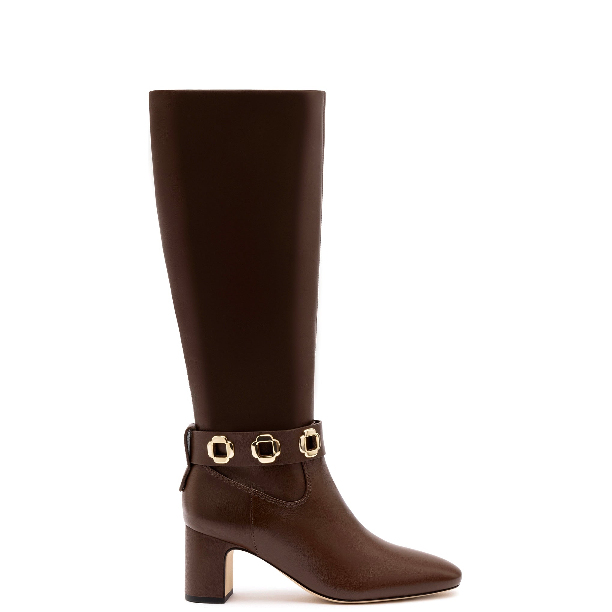 Milan Block Boot In Cognac Leather Athleisure Derby Style  