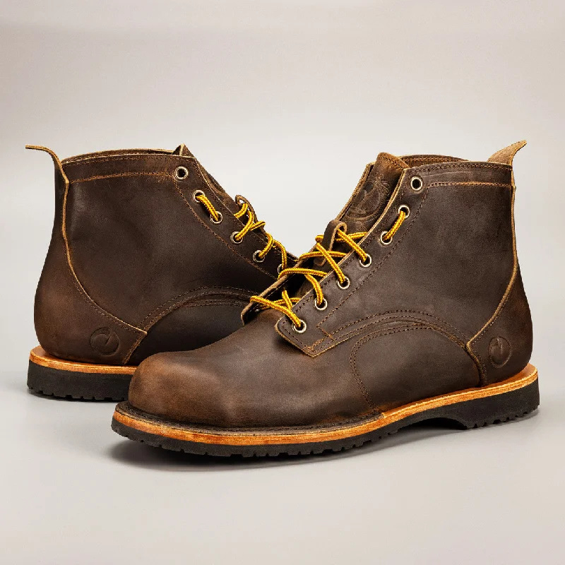 CORONADO WHISKEY BOOT - MINI LUG - DISCONTINUED Patchwork Shoe Aesthetic  