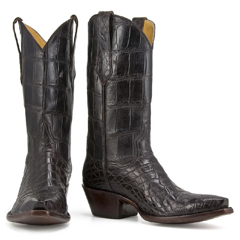 Crocodile Full 12" - Nicotine Single - Buckle Monk Look  