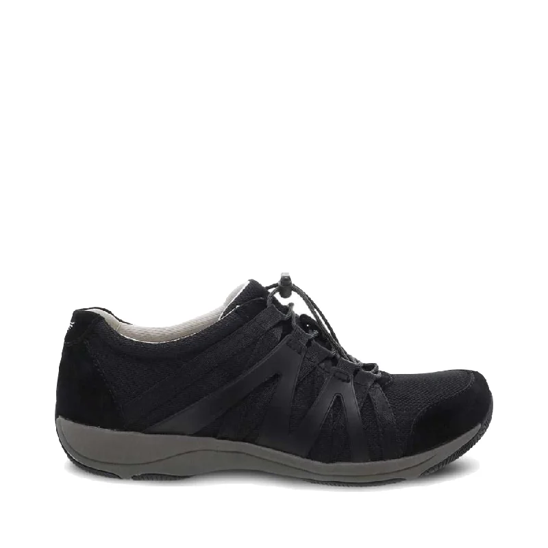 Dansko Women's Henriette Sneaker in Black Bespoke Shoe Aesthetic 