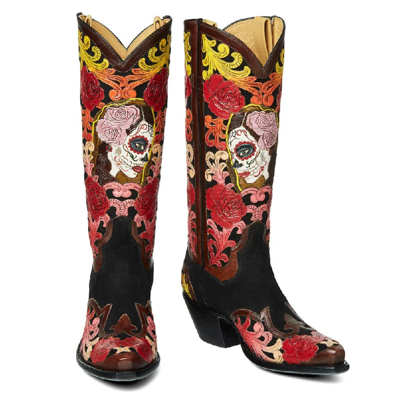 Dia De Los Muertos Quick - Dry Hiking Shoe Style   