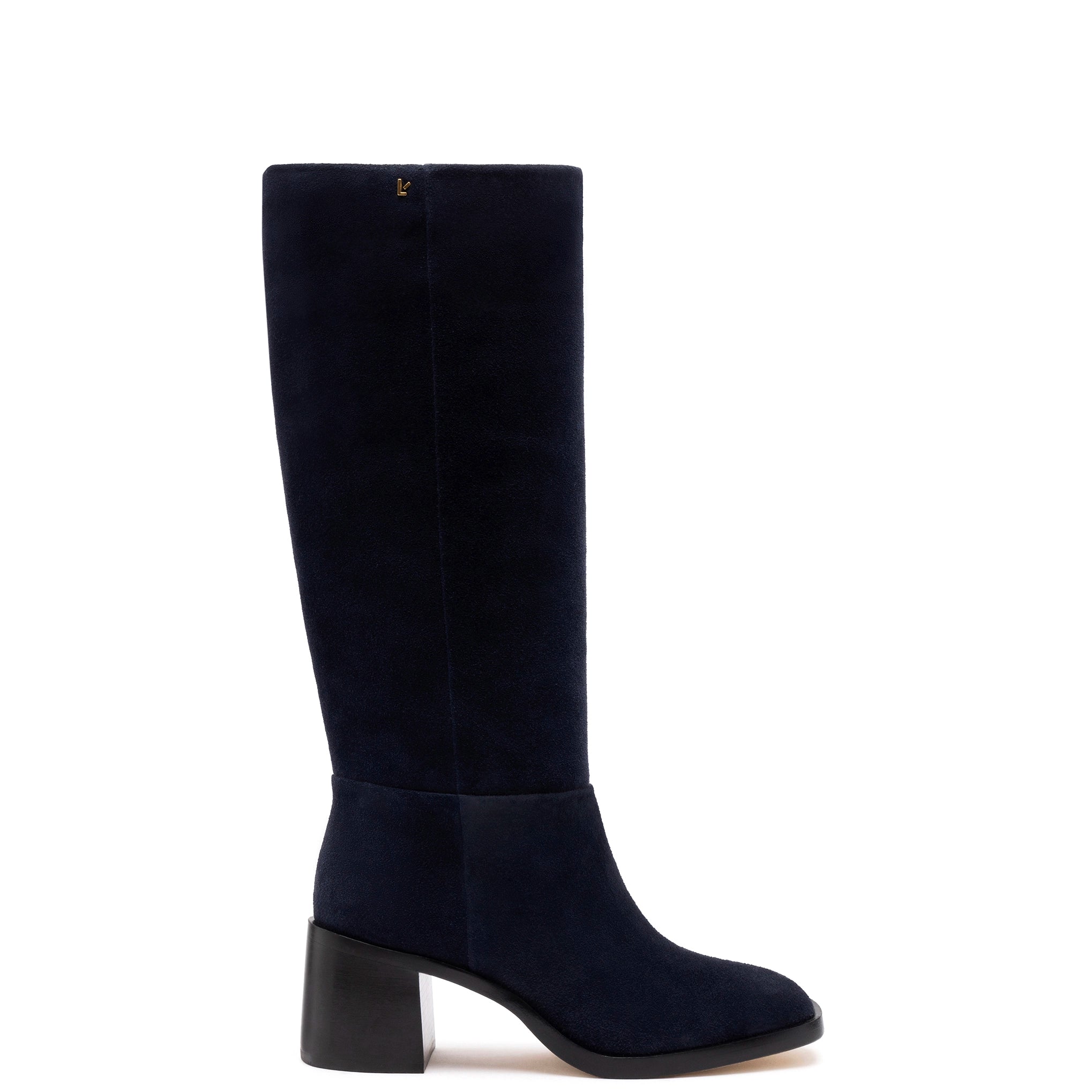Ricky Boot In Dress Blue Suede Leather Driving Shoe Style  