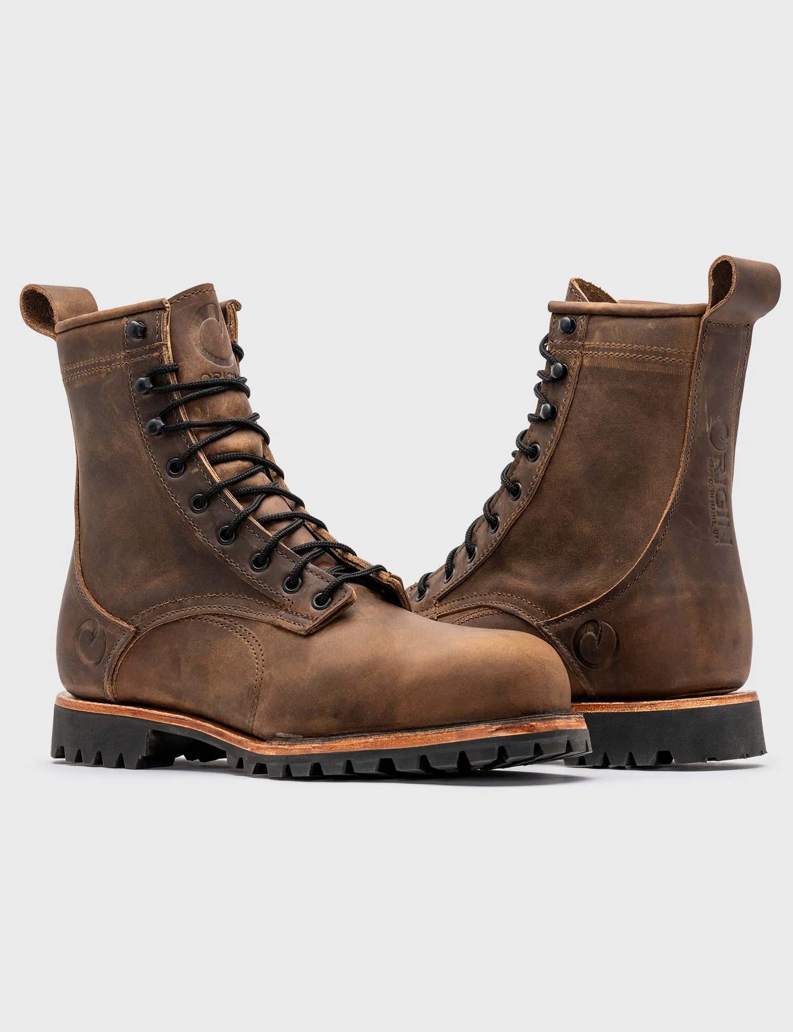 THE ORIGIN™ WORK BOOT - 8 INCH BIG LUG Dressy Chelsea Boot Style 