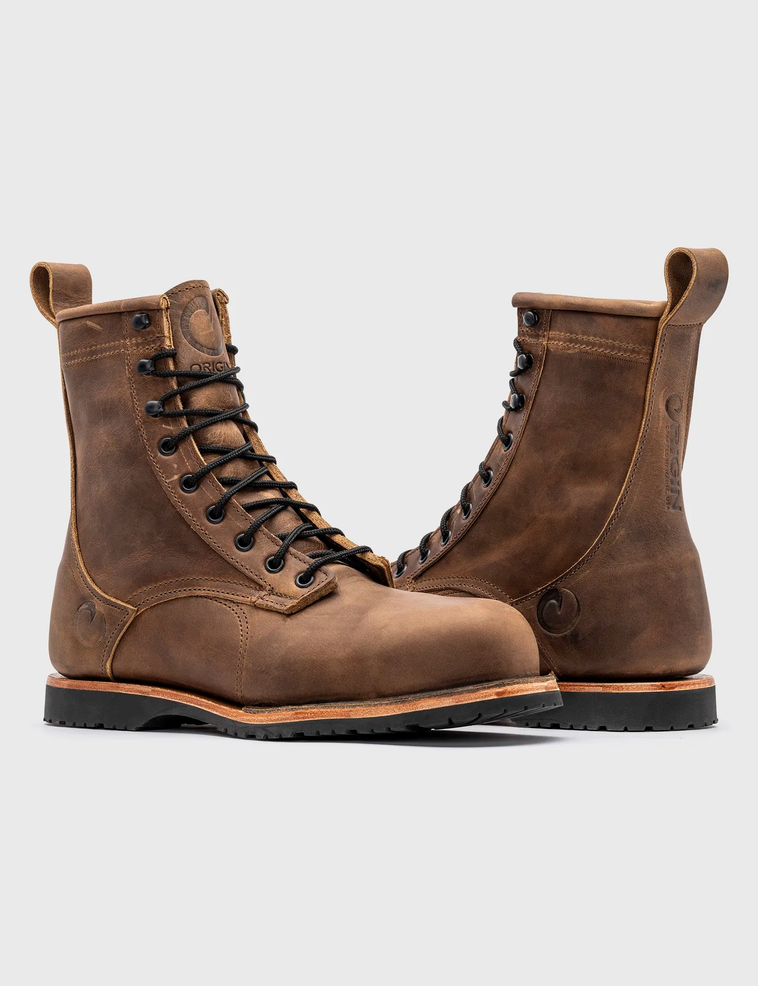 THE ORIGIN™ WORK BOOT - 8 INCH STANDARD LUG Chunky Platform Sneaker Style  