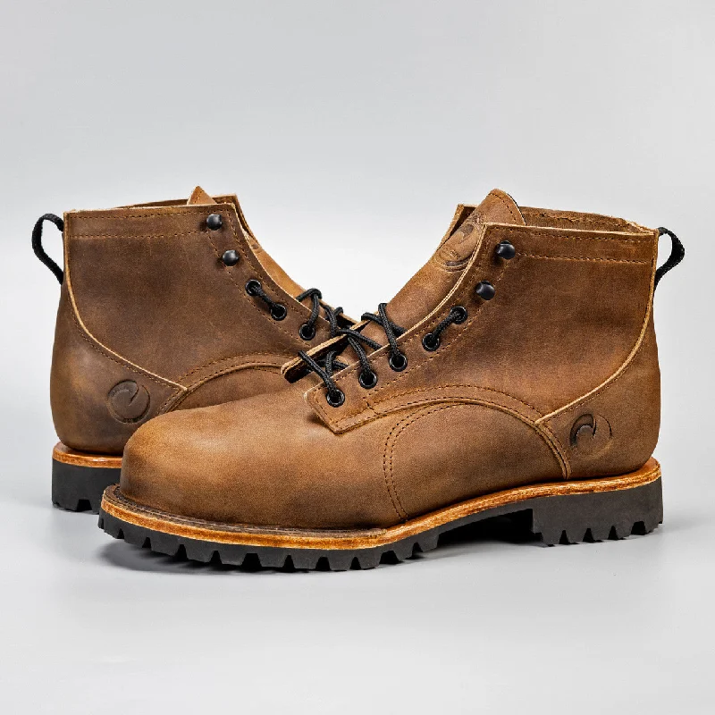 THE 6 INCH ORIGIN™ WORK BOOT - BIG LUG Tassel Driving Shoe Look 