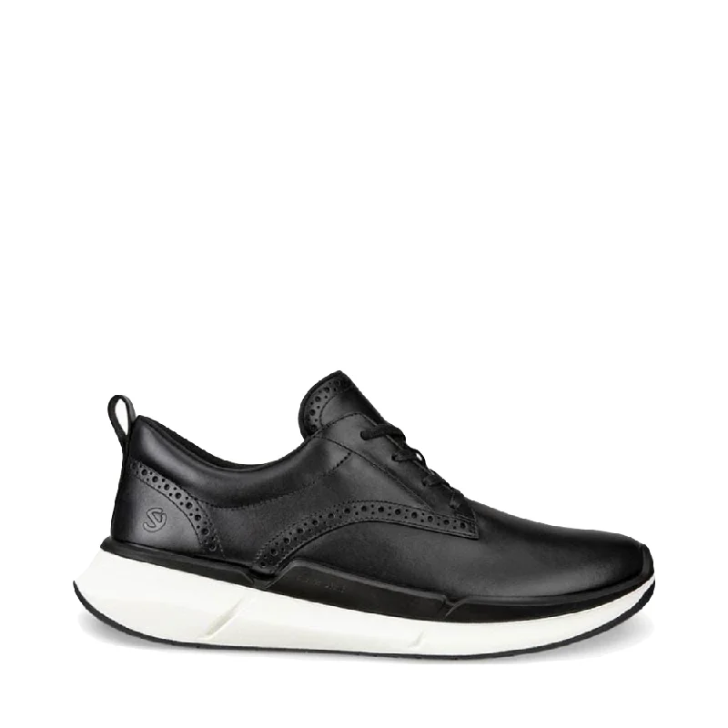 Ecco Men's Biom 2.2 Hybrid Sneaker in Black Ankle - High Military Boot Style  