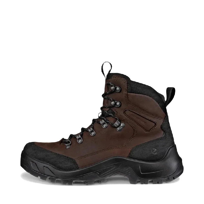 Ecco Men's Offroad Waterproof Boot in Black/Mocha Blue Coast Loafer Aesthetic 