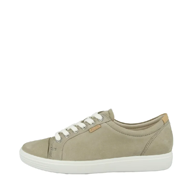 Ecco Women's Soft 7 Sneaker in Sage Nubuck Minimalist Sneaker Style  