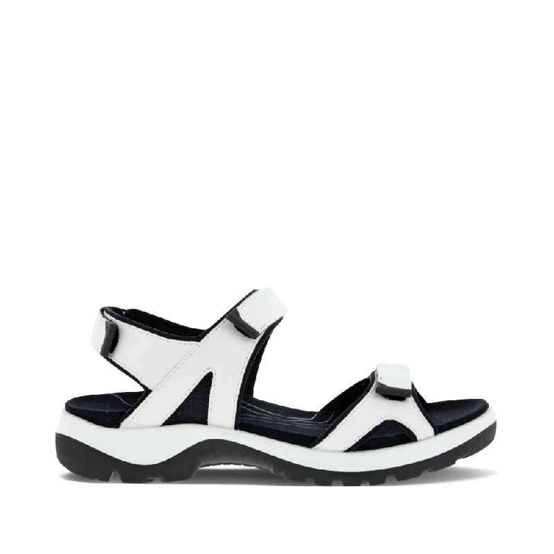 Ecco Women's Yucatan 2.0 Sandal in White Skateboarding Sneaker Style  