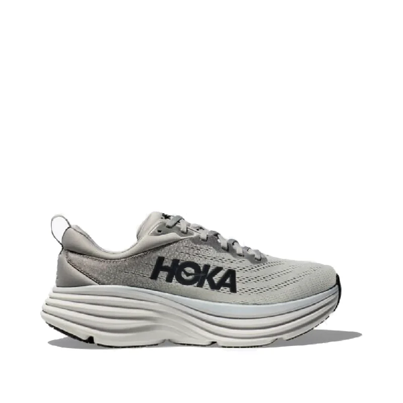 Hoka Men's Bondi 8 Running Sneaker in Sharkskin/Harbor Mist Single - Buckle Monk Look Hoka Men's Bondi 8 Running Sneaker in Sharkskin/Harbor Mist Single - Buckle Monk Look