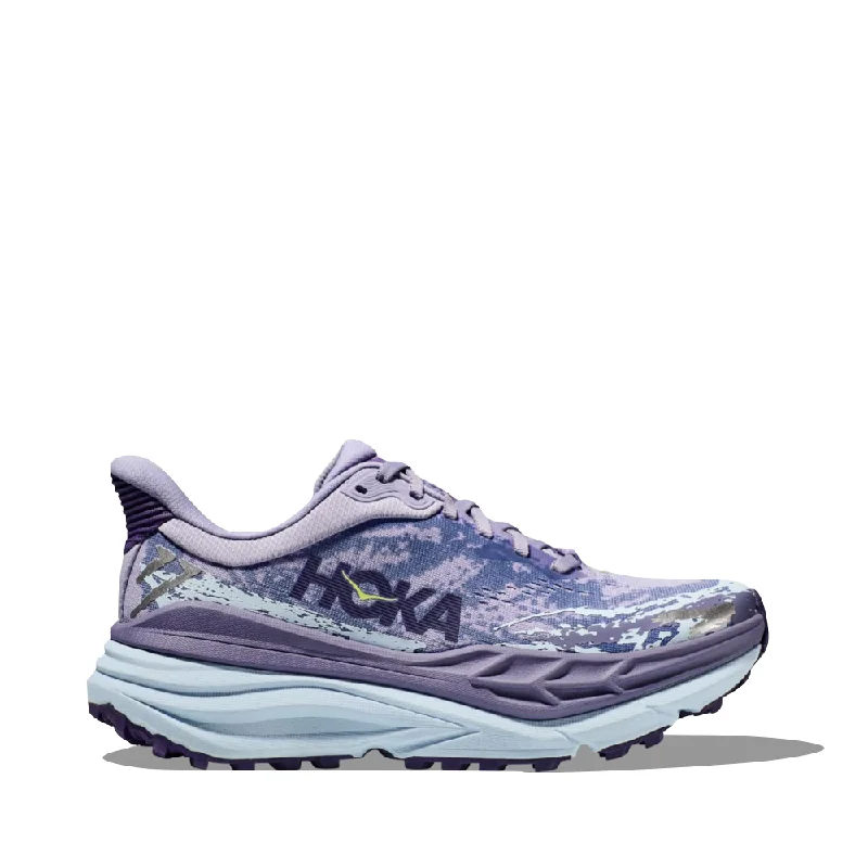 Hoka Women's Stinson 7 Sneaker in Cosmic Sky/Meteor Elastic - Sided Chelsea Look  