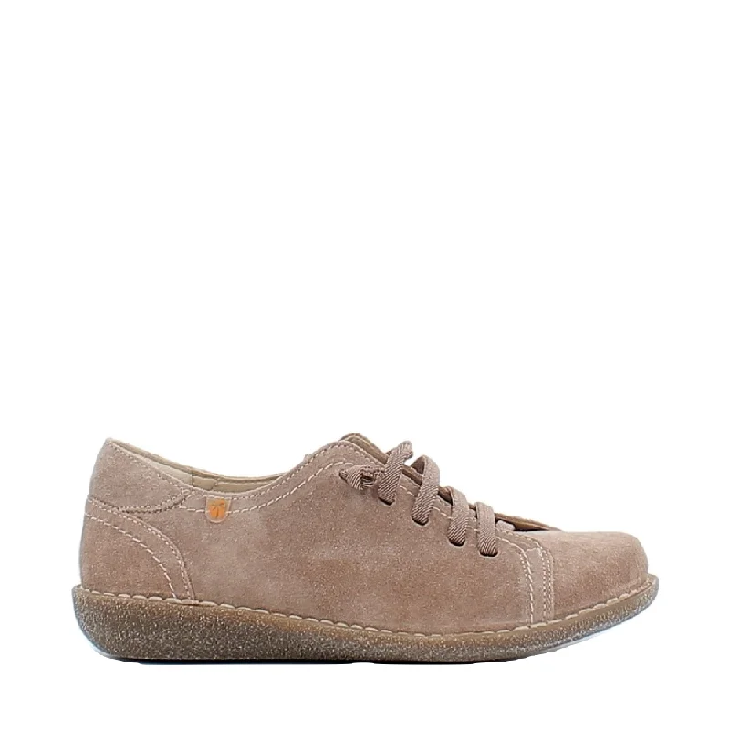 Jungla Women's Jockey Elastic Lace Sneaker in Tundra Inflatable Shoe Look 