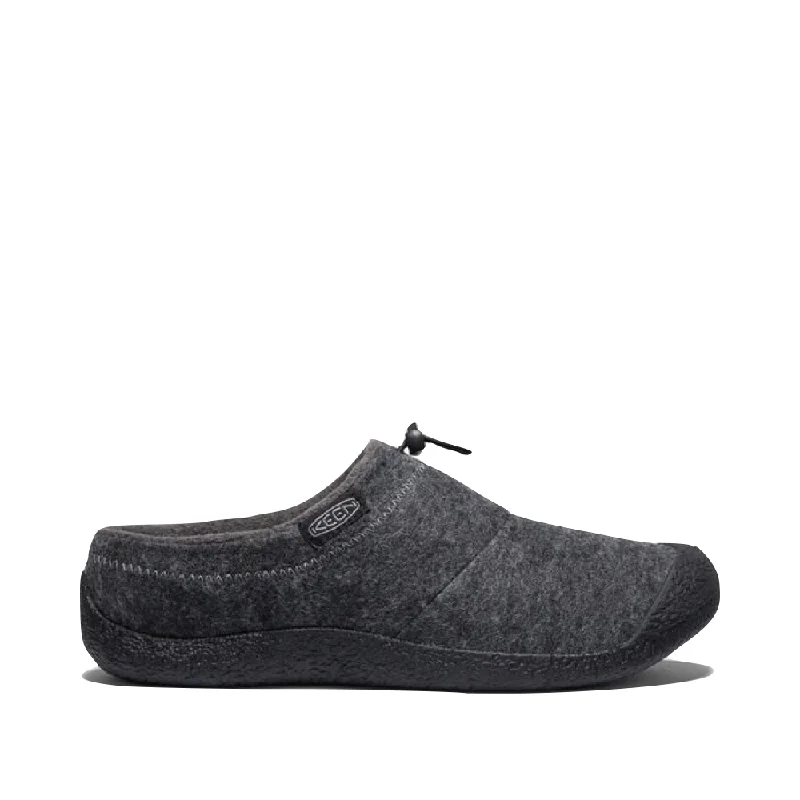 KEEN Men's Howser III Slide Slipper in Charcoal Grey Cowboy Boot Western Style  