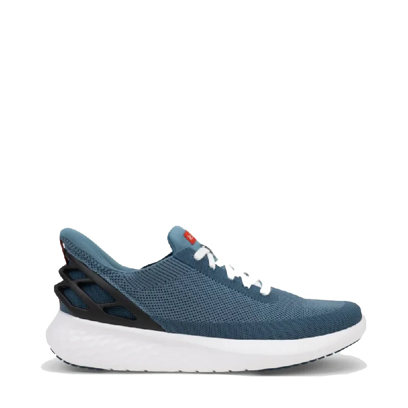 Kizik Athens Sneaker in Deep Sea Rubber - Sole Plimsoll Look  