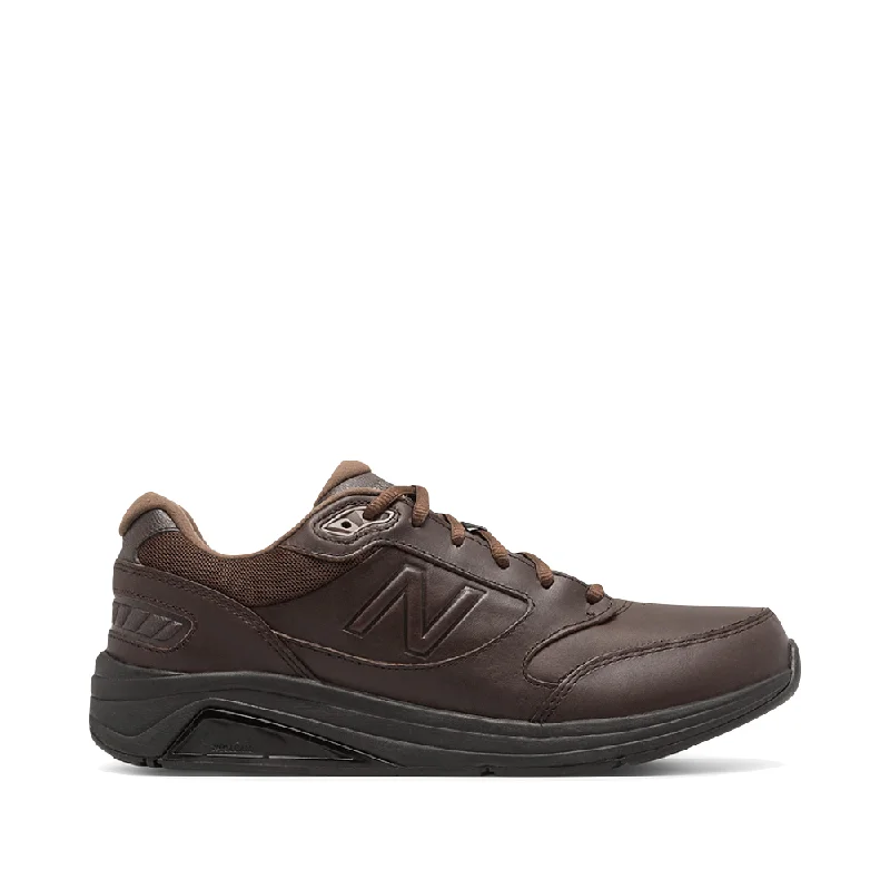 New Balance Men's 928v3 Leather Sneaker in Brown Edwardian Shoe Look  