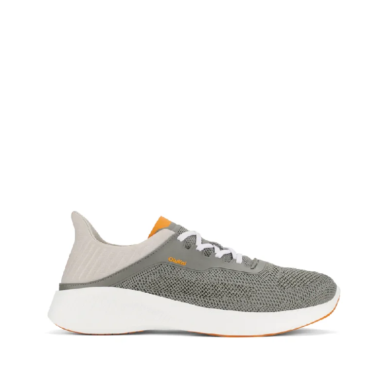 OluKai Men's Island Hopper Mesh Sneaker in Storm Grey Hip - Hop Sneaker Style  
