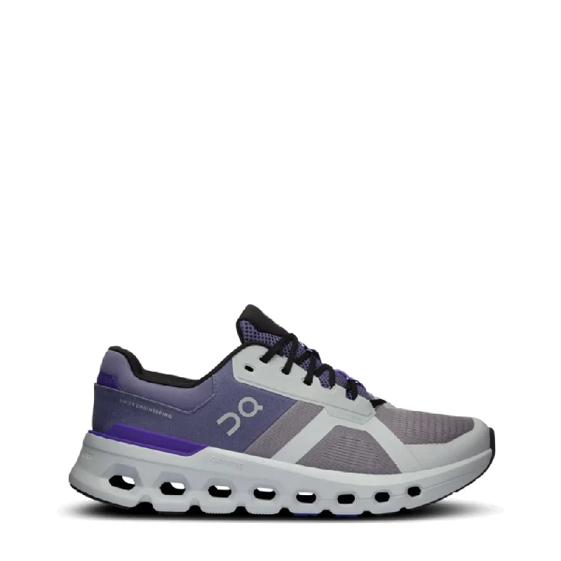 On Men's Cloudrunner 2 Sneaker in Fossil/Indigo Tech - Inspired Sneaker Look  