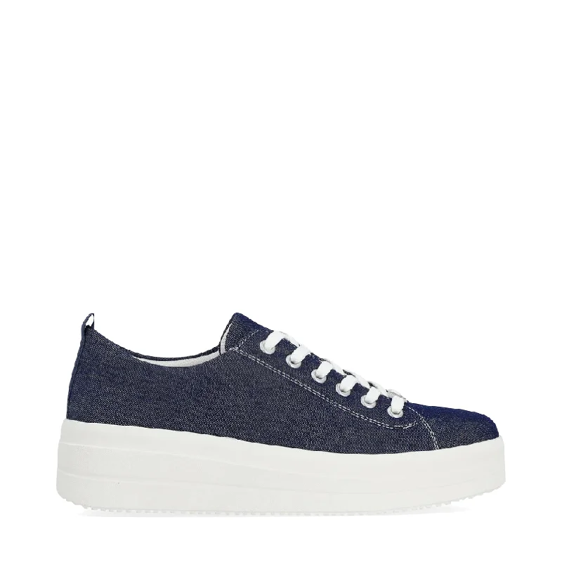 Remonte Women's Julika 03 Platform Sneaker in Blue Jeans Skateboarding Sneaker Style Remonte Women's Julika 03 Platform Sneaker in Blue Jeans Skateboarding Sneaker Style