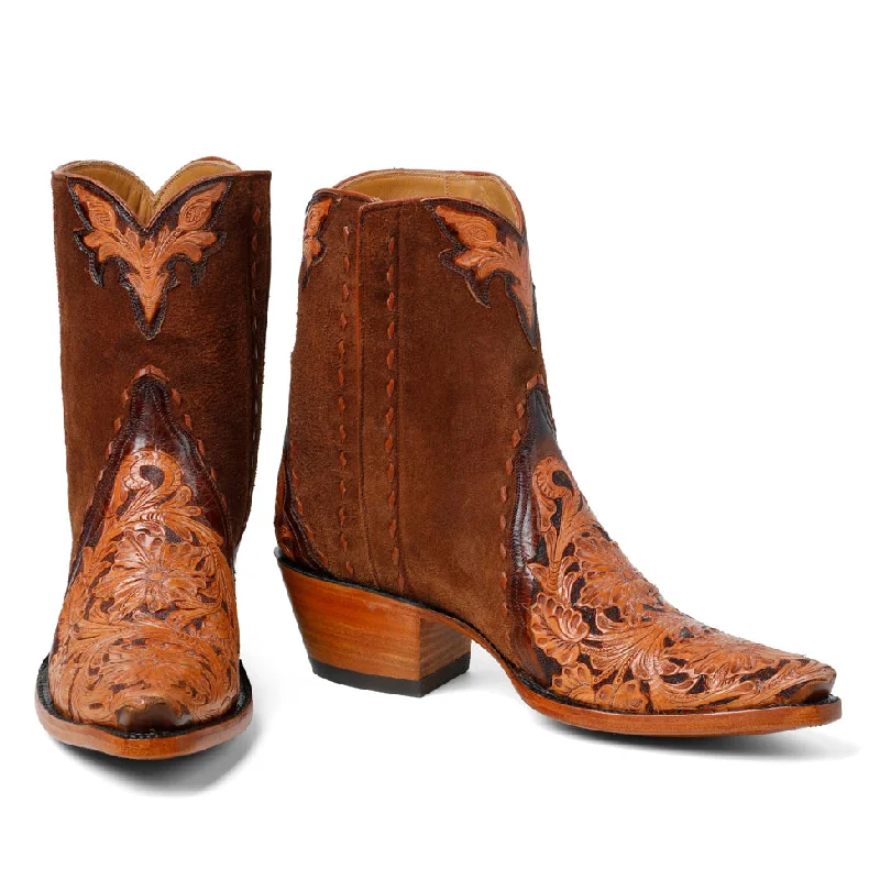 Sheridan Ankle Zipper - Spaniel Open - Lacing Derby Look  