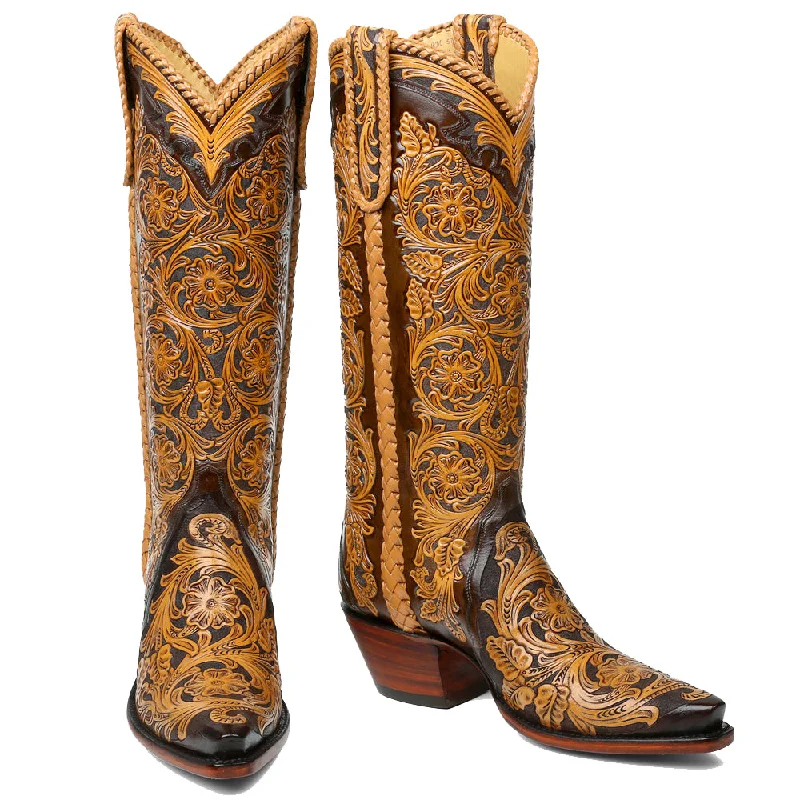 Sheridan Full Tooled 14" Ivy League - Inspired Derby Look 