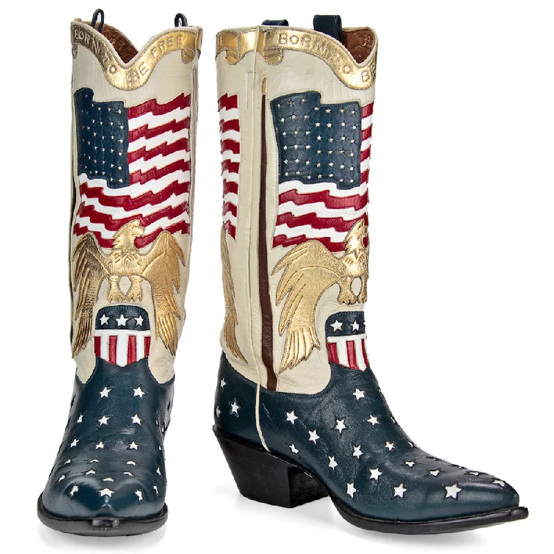 Stars and Stripes 13" Monochromatic Shoe Look  