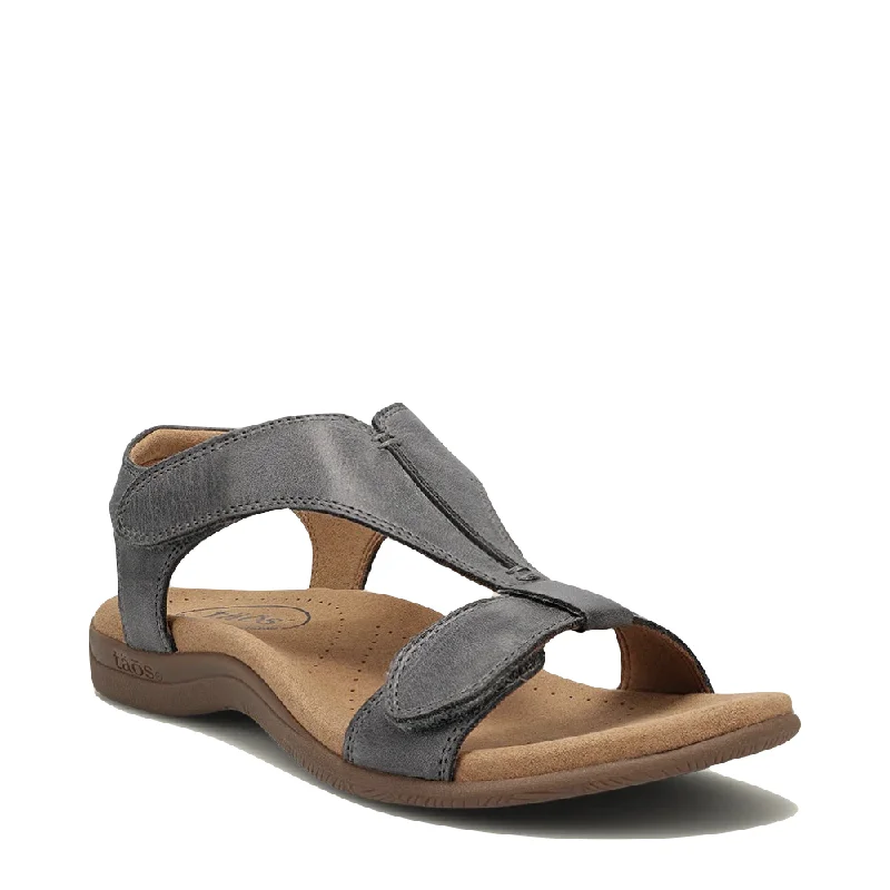 Taos Women's The Show Sandal in Steel Inflatable Shoe Look 