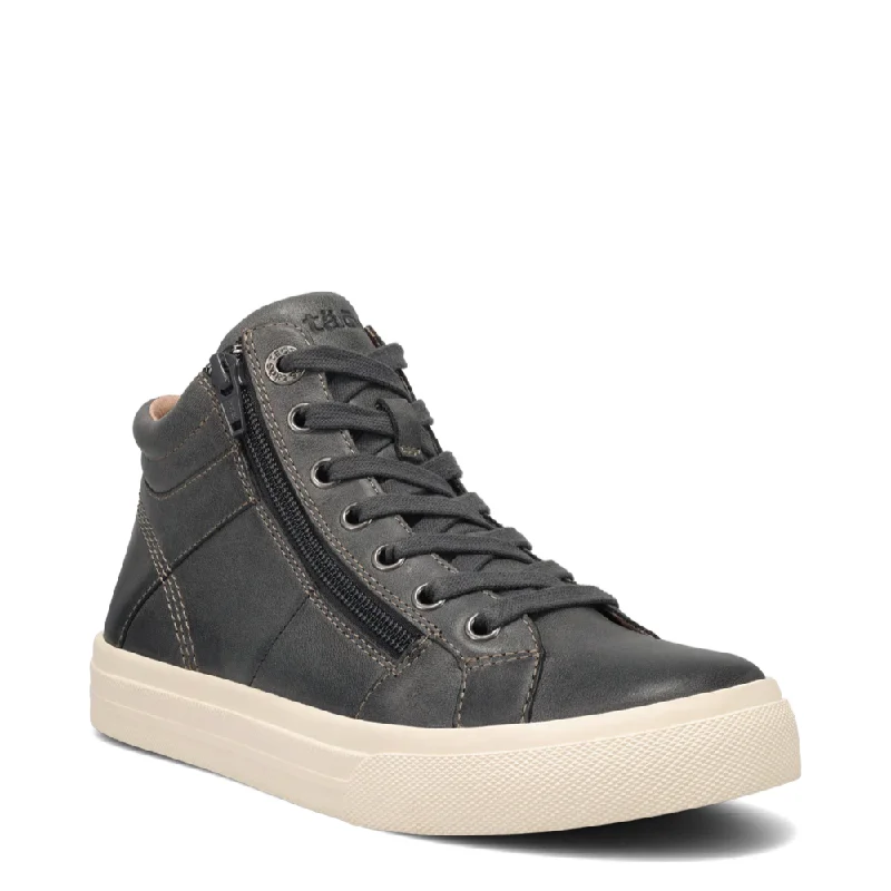 Taos Women's Winner Side Zip Lace Sneaker Boot in Steel British Gentleman Oxford Style Taos Women's Winner Side Zip Lace Sneaker Boot in Steel British Gentleman Oxford Style