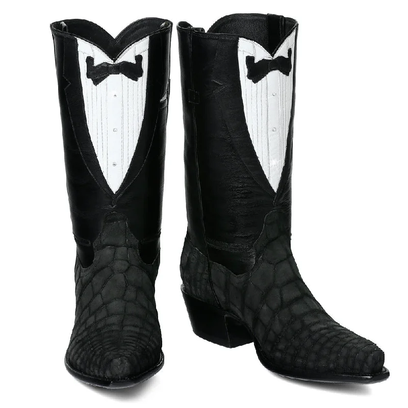 Tuxedo Boot Slide Sandal Beach Style  