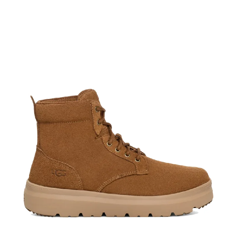 UGG Men's Burleigh Waterproof Lace Boot in Chestnut Retro Basketball Sneaker Design UGG Men's Burleigh Waterproof Lace Boot in Chestnut Retro Basketball Sneaker Design