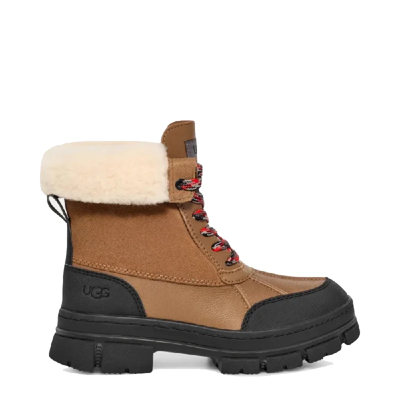 UGG Women's Ashton Addie Waterproof Lace Boot in Chestnut Ivy League - Inspired Derby Look UGG Women's Ashton Addie Waterproof Lace Boot in Chestnut Ivy League - Inspired Derby Look