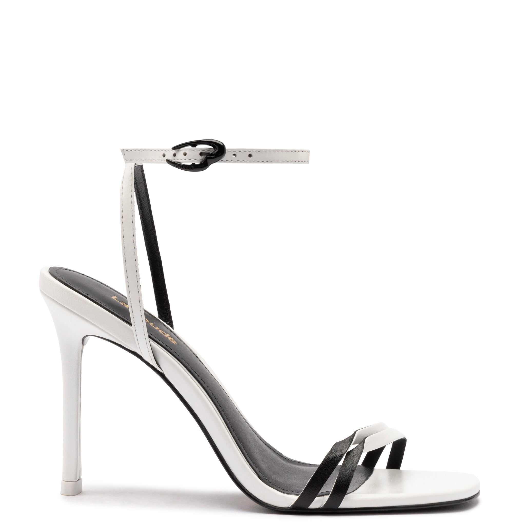Vesper Sandal In White Leather Glow - in - the - Dark Shoe Design  