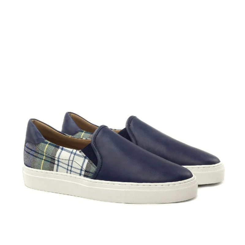 DapperFam Versado in Tartan Men's Sartorial Slip On Desert Boot Utility Style  