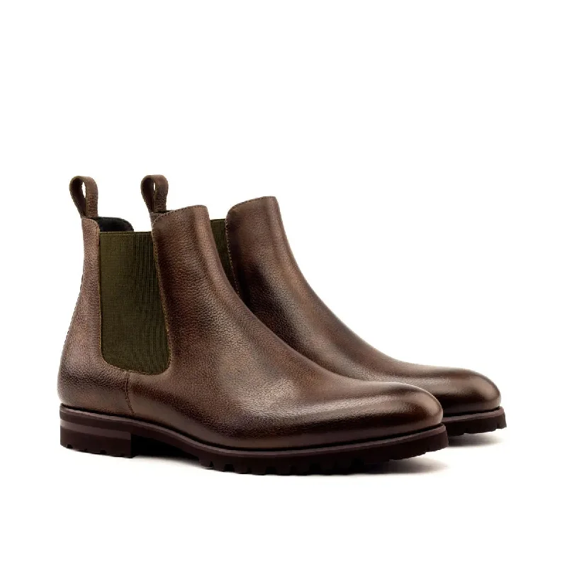 DapperFam Monza in Dark Brown Men's Italian Full Grain Leather Chelsea Boot Hiking Boot Durability Style DapperFam Monza in Dark Brown Men's Italian Full Grain Leather Chelsea Boot Hiking Boot Durability Style