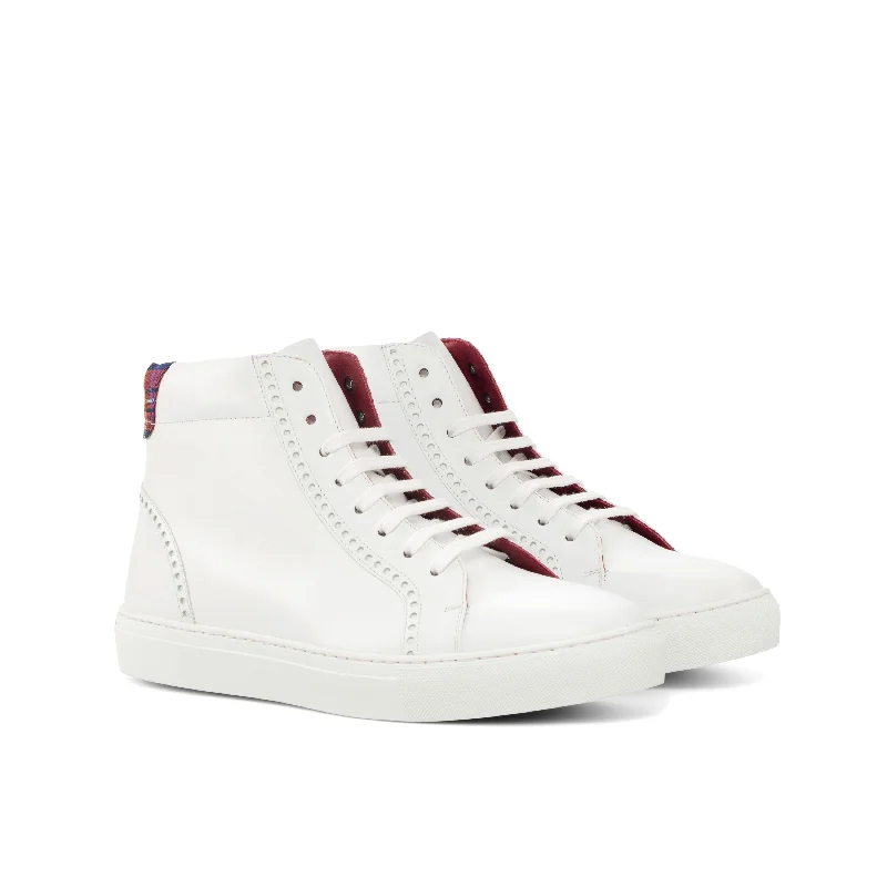 DapperFam Cadenza in Tartan Men's Sartorial High Kicks Patchwork Shoe Aesthetic  