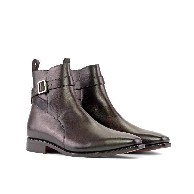DapperFam Rohan in Dark Brown Men's Italian Leather Jodhpur Boot Lightweight Tennis Sneaker Look DapperFam Rohan in Dark Brown Men's Italian Leather Jodhpur Boot Lightweight Tennis Sneaker Look