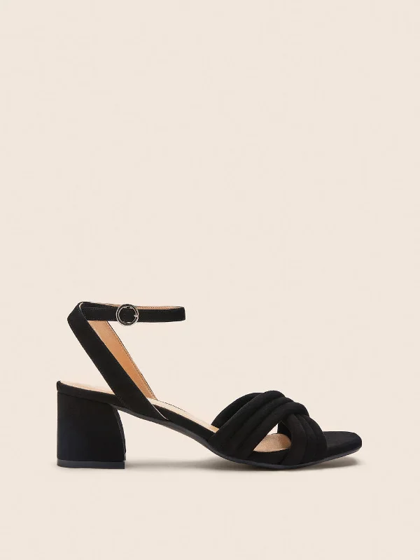 Adria Black Heel Blue Coast Loafer Aesthetic 