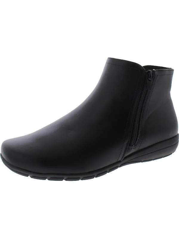 Alice 3 Womens Faux Leather Comfort Booties Desert Boot Utility Style  