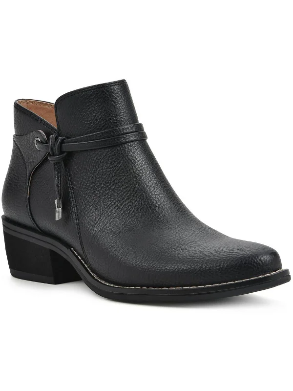 ALTHORN Womens Manmade Ankle Boots Loose - Fit Slipper Style  